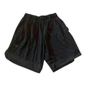 Under Armour Black Athletic Shorts Men's Size L